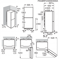 Frigorífico Combinado Electrolux LNT5ME32W1