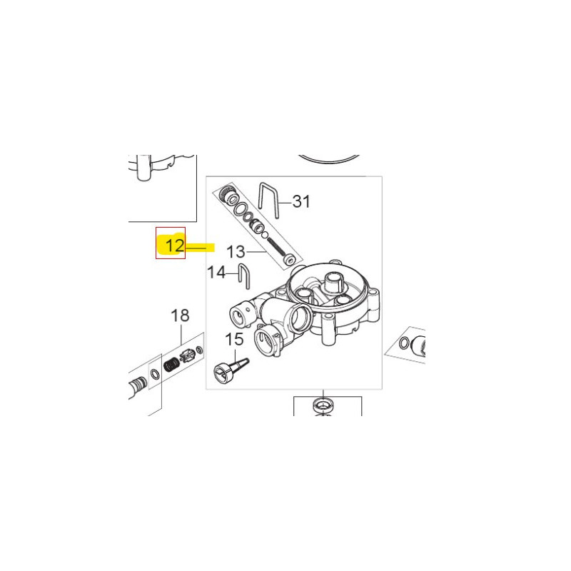 CYLINDERBLOCK KIT W.EASY Nilfisk