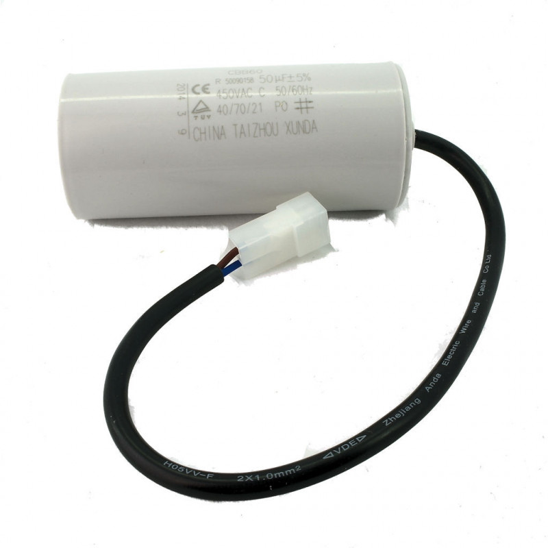Condensador 50UF 450V para Lavadora Nilfisk