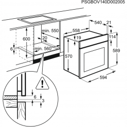 Forno Electrolux KOHHH00BX3