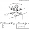 Placa Electrolux KGS6404SX